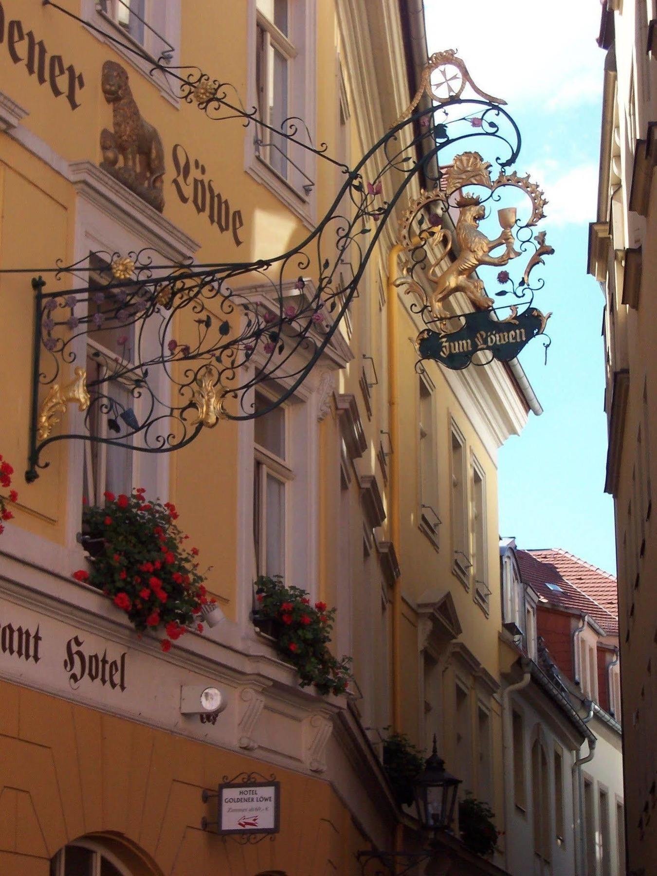 Hotel Goldener Loewe Meißen Dış mekan fotoğraf